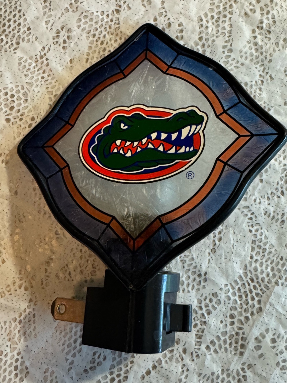 Florida Gators Plug-In Night Light — Blue, Green & Orange